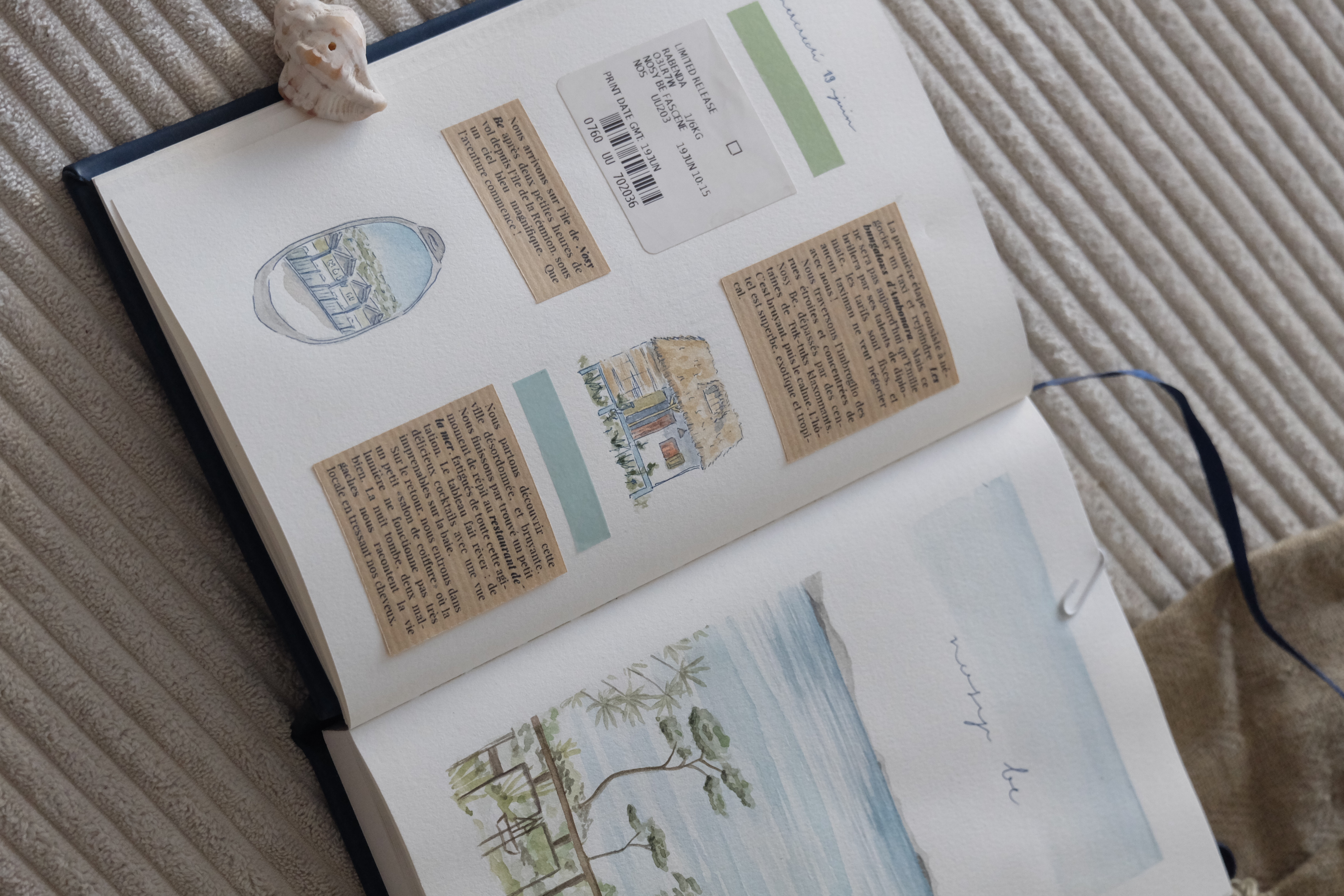 Carnet de voyage, nord de Madagascar - Nosy Be
Illustrations à l'aquarelle