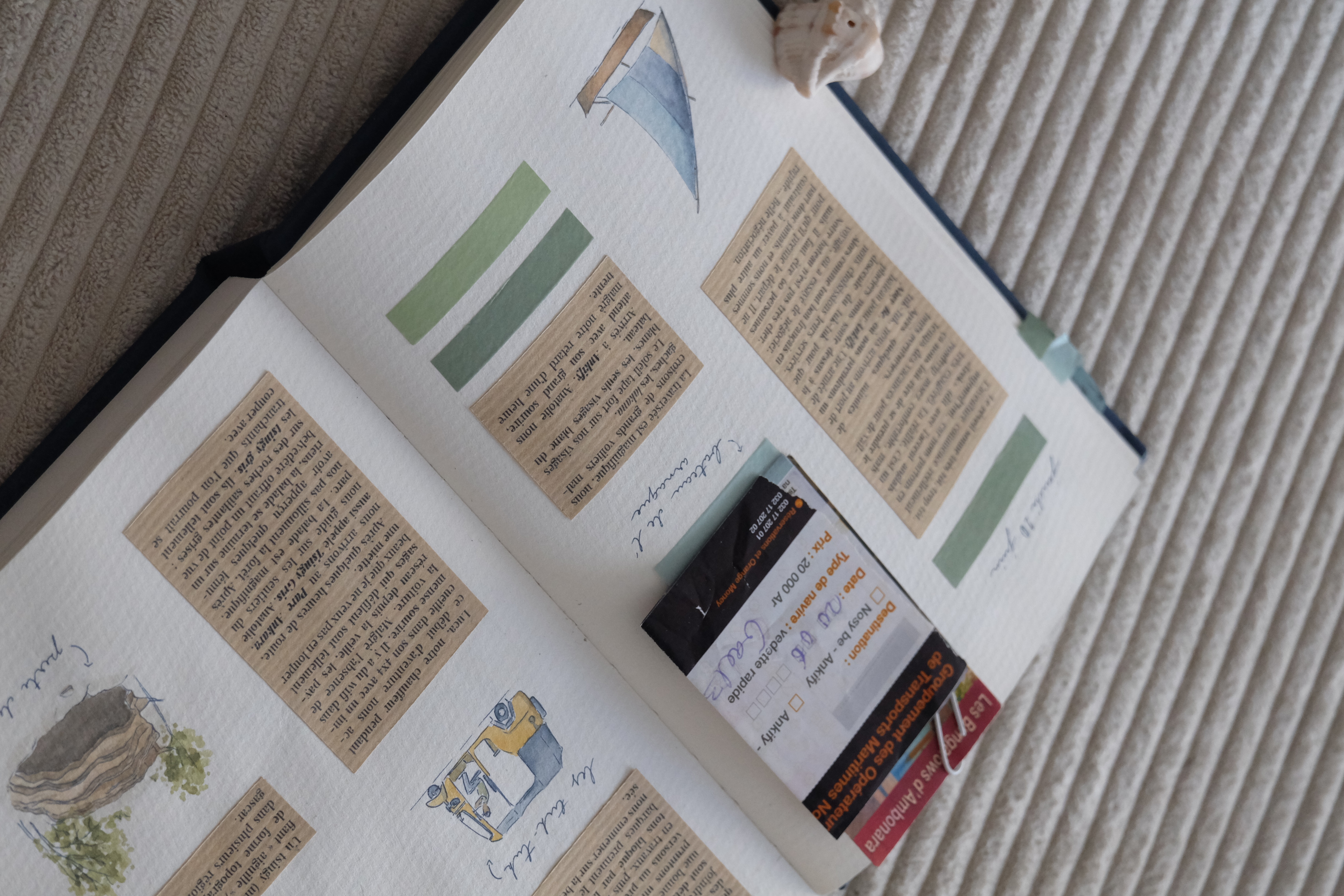 Carnet de voyage, nord de Madagascar - Nosy Be, Ankify, Tsingy Gris
Illustrations à l'aquarelle