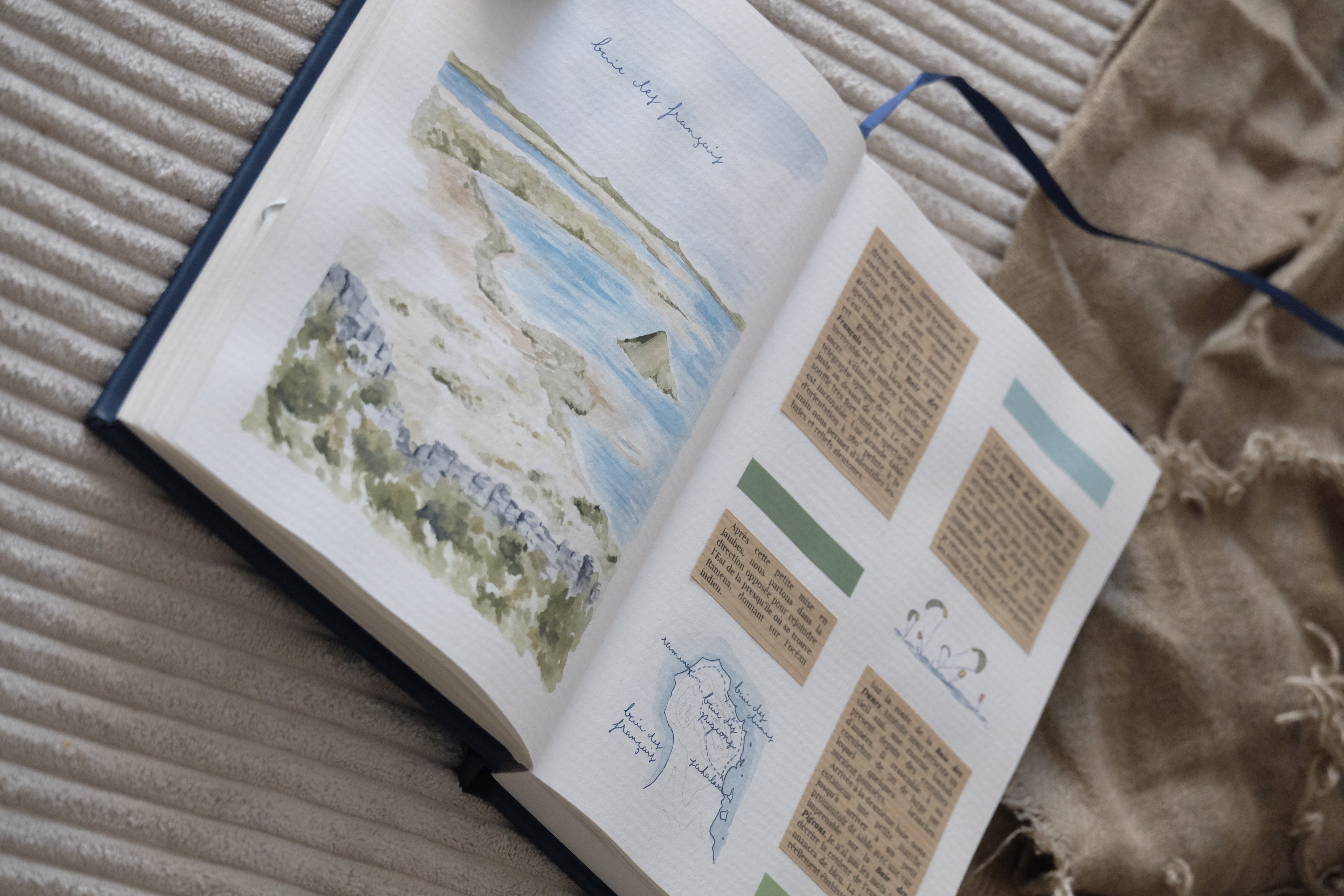 Carnet de voyage, nord de Madagascar - Montagne des Français, 3 Baies
Illustrations à l'aquarelle